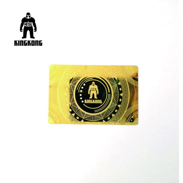 High Gloss Plain Waterproof Mirror Business Cards Metal Stainless Steel Engraved