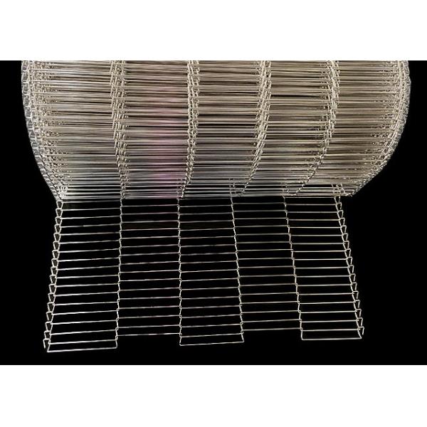 Конвейерной ленты гибкого трубопровода ячеистой сети нержавеющей стали 304 сопротивление плоской высокотемпературное