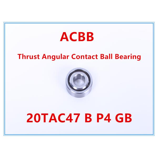 20TAC47 B P4 GB толкнуло угловой шарикоподшипник контакта