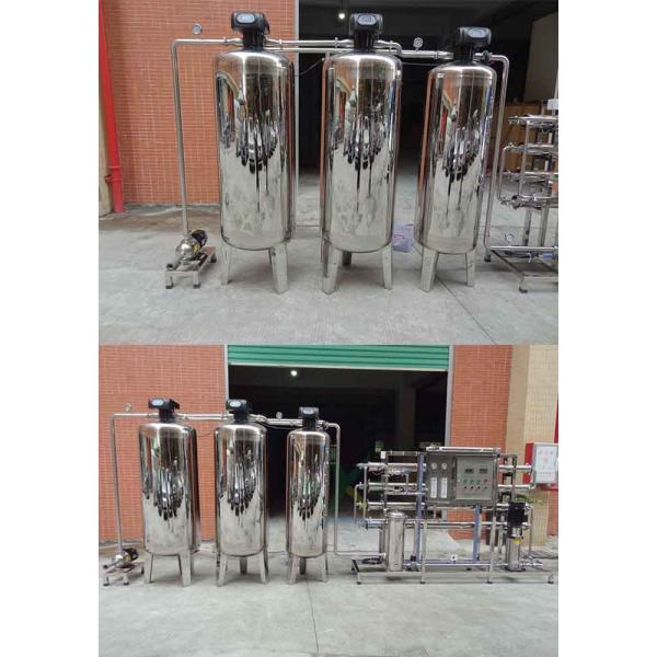 Phase de l'usine 380V 50Hz 3 de purification d'eau d'osmose d'inversion de SS304 5TPH