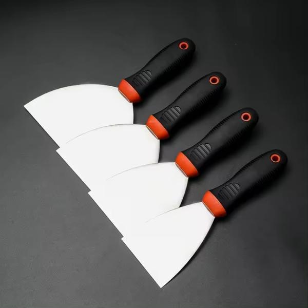 High Quality Toughness Plastic Hand Tools Painting Wall Cleaning Putty Knife Stainless Steel Scraper