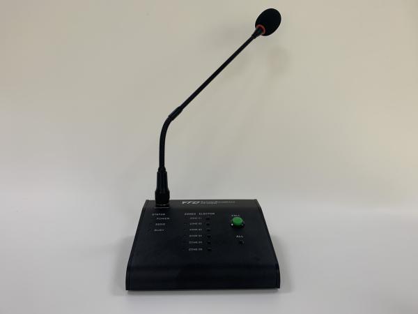 RS485 600m PA System Amplifier Remote 6 Zone Microphone Up To 8 Units
