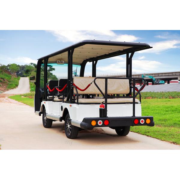 8+3 Passenger Electric Sightseeing Shuttle Bus With 7.5KW Lithium Battery For Amusement Areas