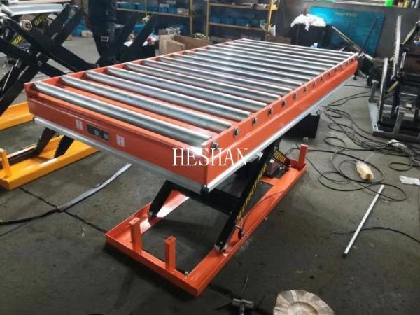 China 2000kg Electric Workshop Assembly Line Rolling Lift Table