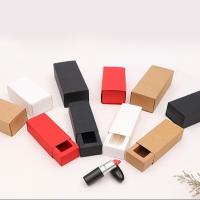 Boîtes de papier à tiroir imprimées sur mesure Boîte de livraison cosmétique avec logo pour rouge à lèvres Mascara pour les lèvres