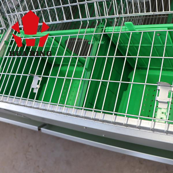 Gaiola comercial galvanizada mergulhada quente do coelho da bateria dos equipamentos da gaiola da exploração agrícola do coelho da gaiola das aves domésticas da bateria do coelho da carne