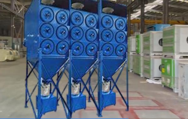 Pulse Jet Cartridge Dust Collector Stainless Steel 220V Air Volume 1000m³/h