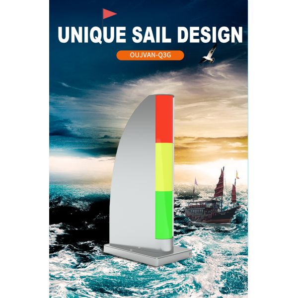 Feu de signalisation de tour personnalisé avec résistance à la corrosion et lampe LED avec une durée de vie de 70 000 heures