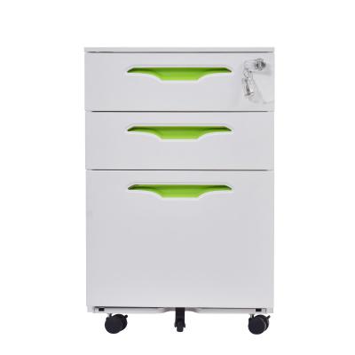 0.16 CBM 600mm height Brake Castor Steel Mobile Pedestal