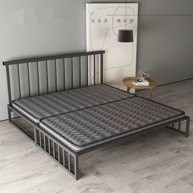 Antique Metal Folding Sofa Beds with Mattress Folding Modern Single Beds Mechanism