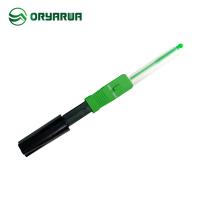 Tala quente do derretimento no conector rápido da fibra ótica para a instalação do campo