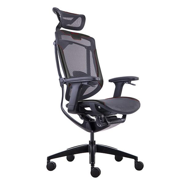 Marrit Black Computer Chair for Back Pain High Back Swivel Gaming Chair
