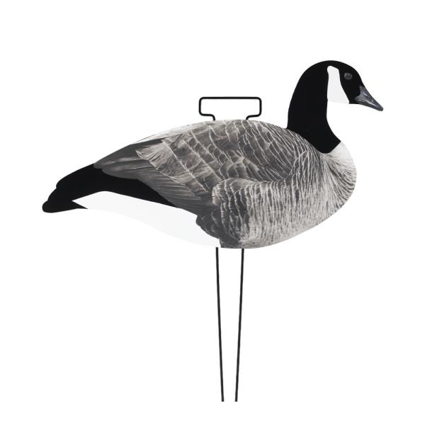 Upright Feeder 3D Silhouette Goose Hunting Decoy 5mm Thickness 1200g PP Board Black