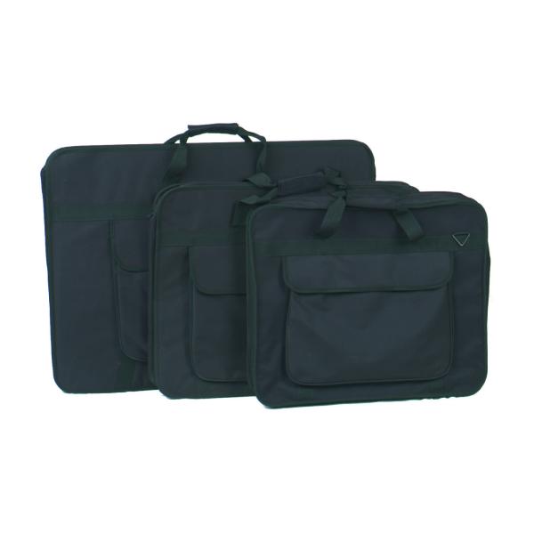 Персонализированный большой случай портфолио искусства для художественного произведения, ручек удобного случая портфолио чертежа двойных