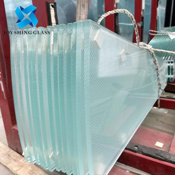 Custom Tempered Anti Slip Glass 6mm Safety Toughened Glass