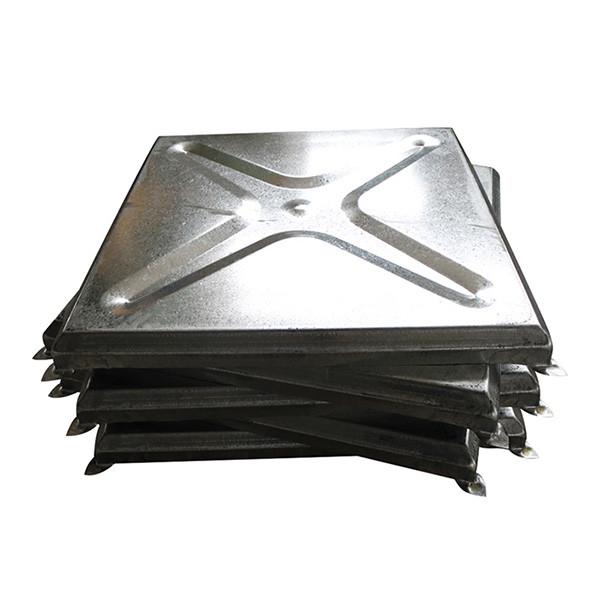 Sectional Galvanized Steel Water Tank U Channel Steel Base Material Durable