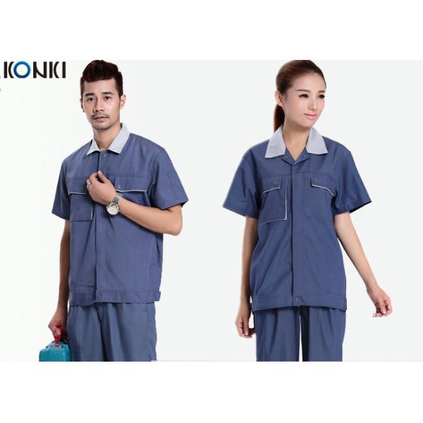 Summer Custom Work Uniforms , Professional Industrial Work Uniforms For Adults