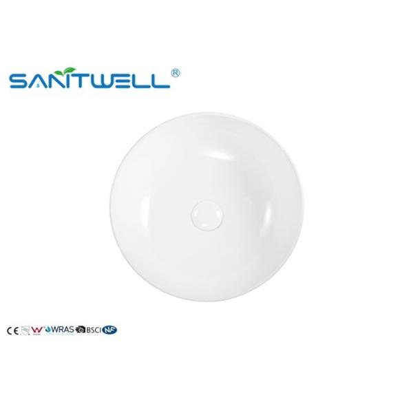 Полива чистки верхнего таза искусства Моунтер керамического само- с переполнением 420 * 420 * 130мм