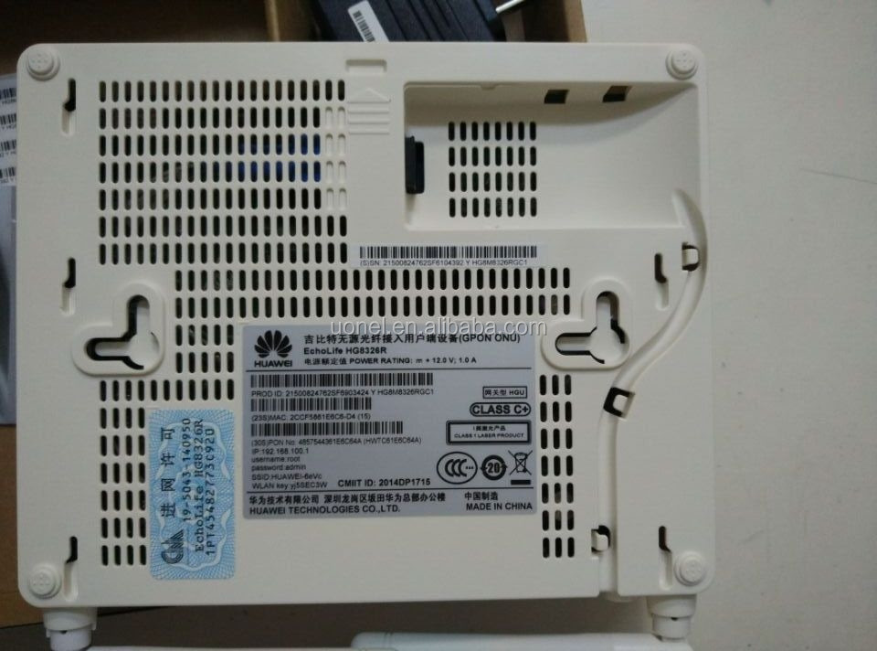 Gpon ont SC/UPC external antenna 2LAN wifi Huawei HG8326R
