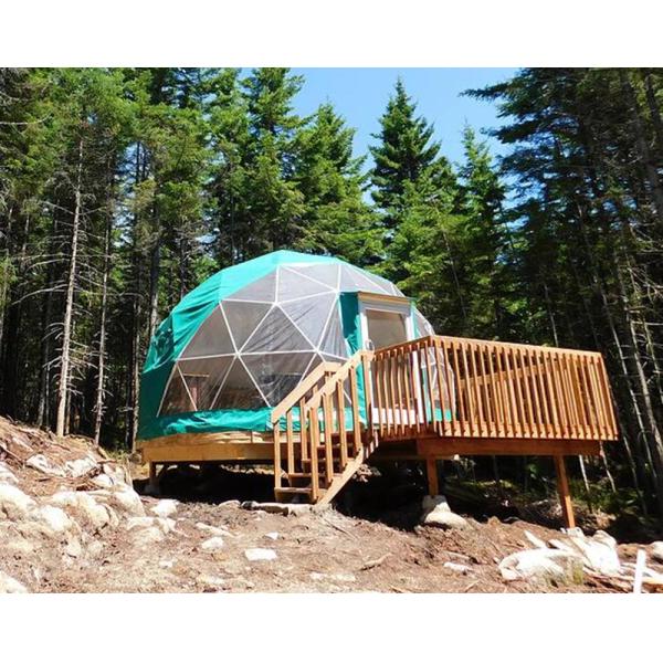Outside Beach Luxury Camping Tent with hot dip galvanize steel pipe