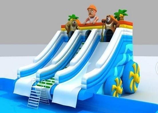 Multiple Options Inflatable Water Play Equipment Low Maintenance Multicolour Design