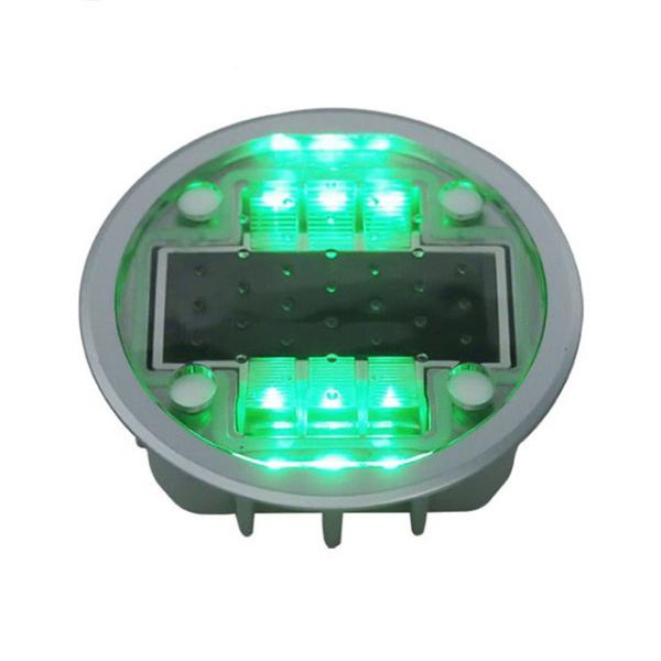 LED Embedded Solar Cat Eyes Road Stud 50Tons Compression Resistance