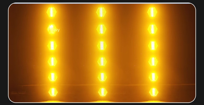 6-Pixel Flash Effect 100W Warm White Induction Lamps Stage Lights Background Atmosphere Spotlights Aluminum Lamp Body Daylight