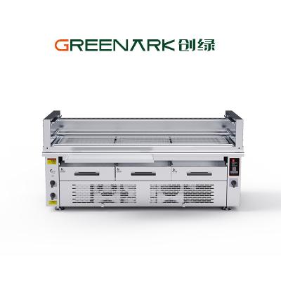 Commercial Electric BBQ Grill 800°C High Heat 3-Zone Cooking