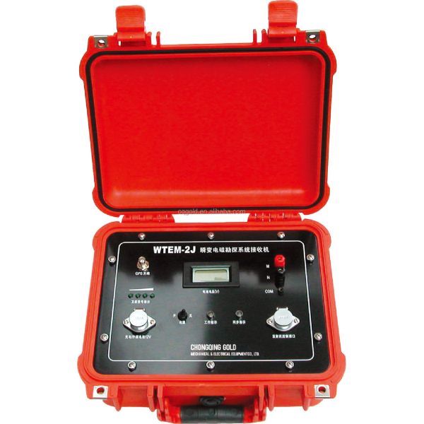 Instrument électromagnétique transitoire modèle WTEM-3Q pour levés géologiques et surveillance environnementale avec synchronisation GPS