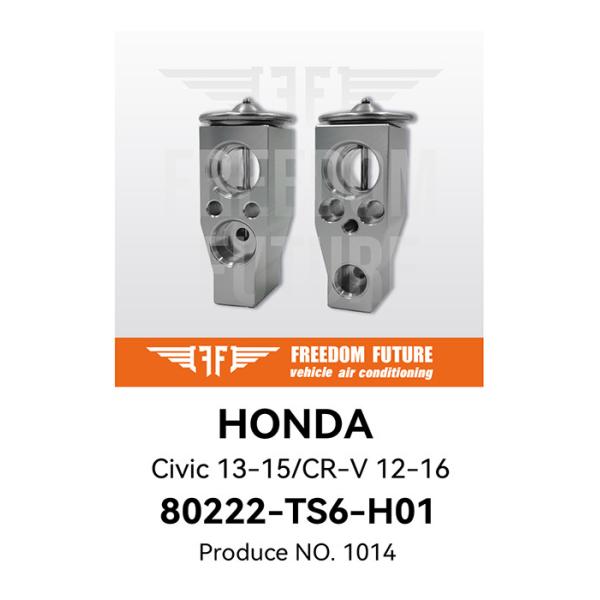 Thermostatic Air Conditioner Expansion Valve 80222-TS6-H01 For Honda Civic 13-15 CR-V 12-16