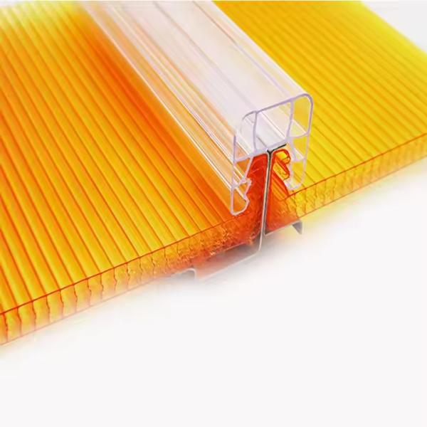 Multiwall Polycarbonate Hollow U-LOCK Double Hook Panel For Danpalon System Nigeria Market