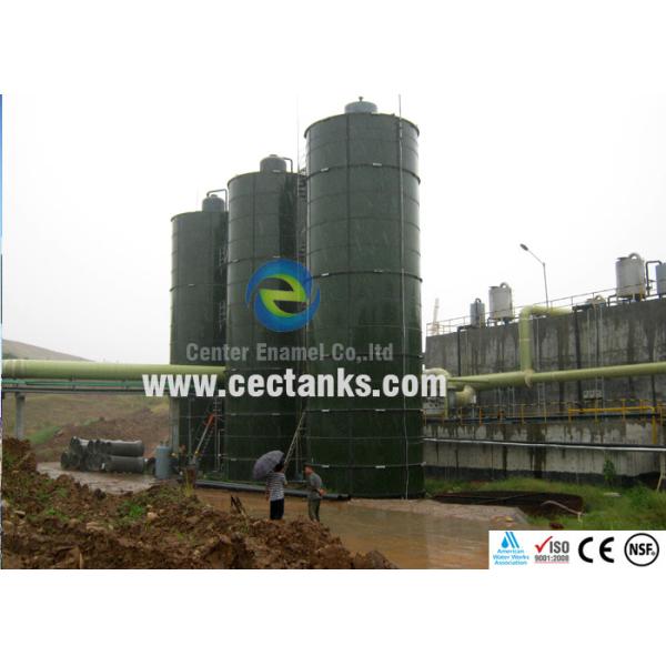 Tanques de agua potable de acero antiadhesión en paneles revestidos de vidrio