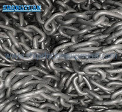 Korean Standard Link Chain | Welded Short & Long Link for Industrial and Marine Use
