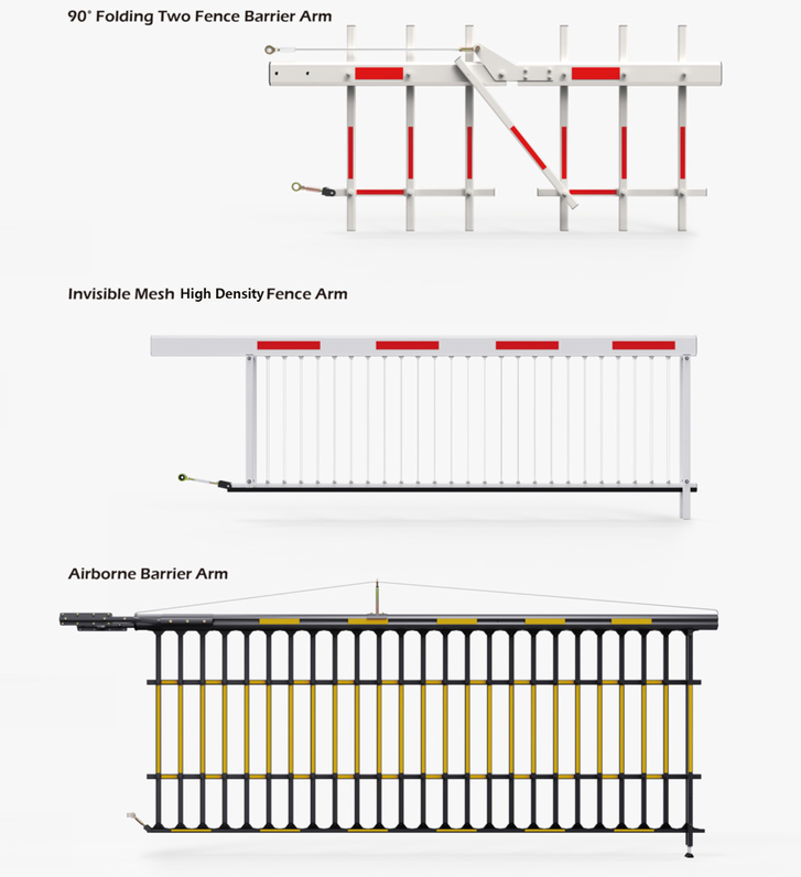 Roadway Safety Straight Telescopic Fence Round Curved Folding Advertising LED Barrier Gate Boom Arm