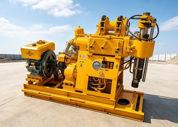 High Efficiency 200m Hydraulic Rock Drilling Machine For Samples Collection