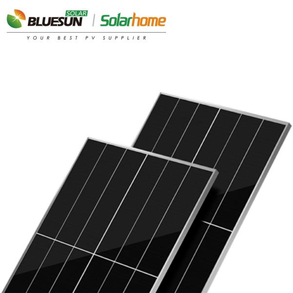 Bluesun Shingled Solar Panel 670W Bifaical Mono PV Module in EU Stock 700W 670W 665W 660W Solar Panel