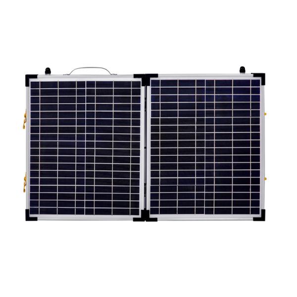 Antireflective Glass Foldable Solar Panel Monocrystalline Sunpower Black 18V 40W