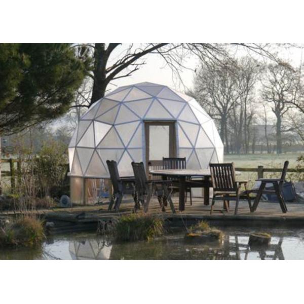 Outdoor Aluminium Steel Q235 Transparent Clear Roof Easy To Install Geo Dome Tent