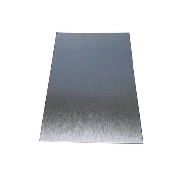 Panneau composite en aluminium brossé NANO certifié ISO9001 pour façade murale extérieure