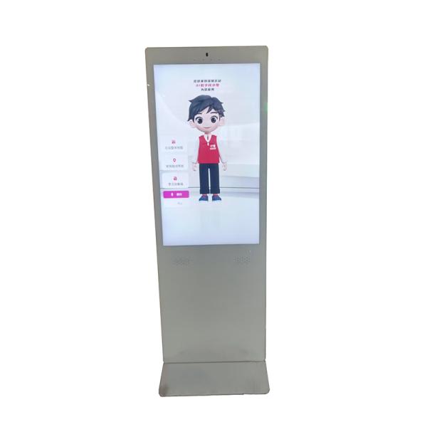 43 pulgadas de señalización digital y pantallas caso de quiosco piso de pie de publicidad pantallas de monitor Pad Smart TV Revestimiento
