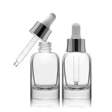 OEM ODM Hair Oil Serum Bottle With Glass Dropper 30ml 1oz Cosmetic Packaging Container
