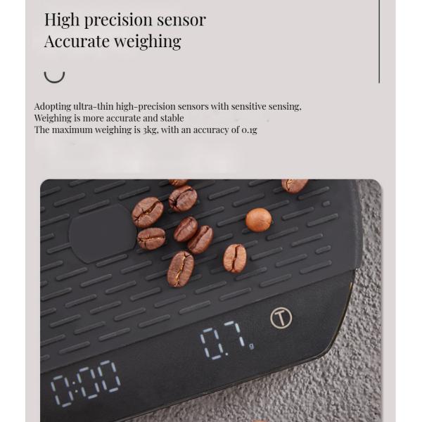 Nutrient-Digital Displayed Kitchen Scale with Bluetooth Connectivity and Silicone Pad