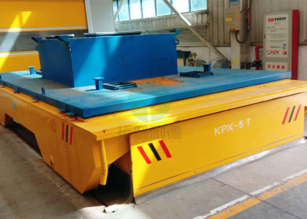 5-30 Ton Custom Steel Billet Transport Battery Transfer Cart With Manual Steering