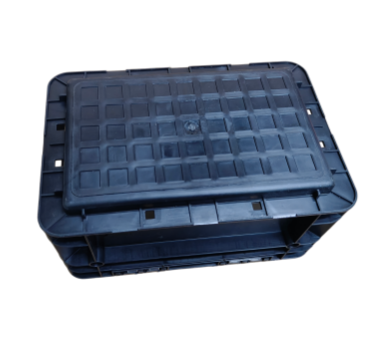 High-performance ESD Flip-Top Storage Container for Cleanroom Workshop