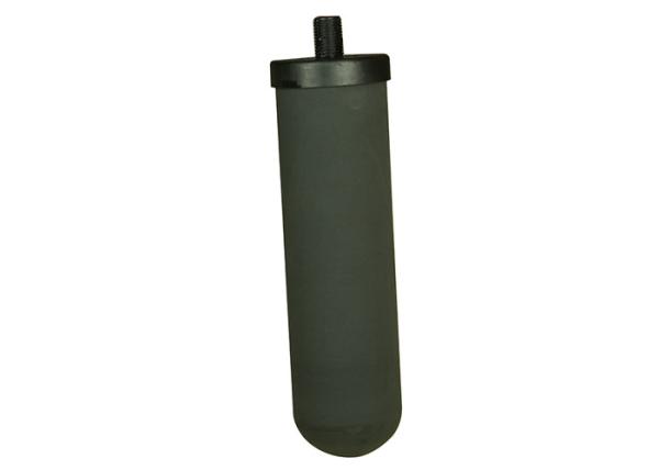 White / Black Pottery Candle Gravity Ceramic Filter Cartridge With Carbon Adsorption Effect