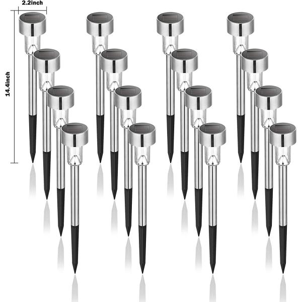 Direct Solar LED Landscape Lights for Outdoor Pathway Stainless Steel Garden Lighting