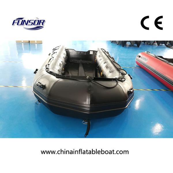 4.3M Military Foldable Inflatable Boat With Aluminum Floor For Rescue Or Fishing