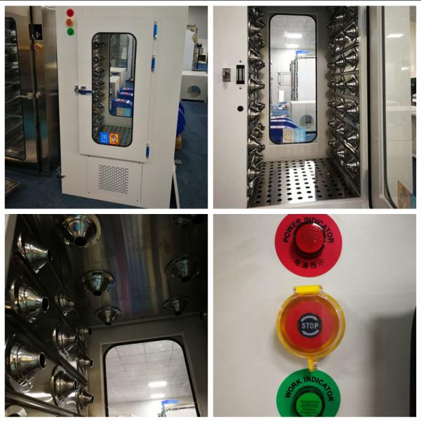 Paso modificado para requisitos particulares de la ducha de aire a través de la caja 600*600*600m m para el taller de la asamblea del teléfono