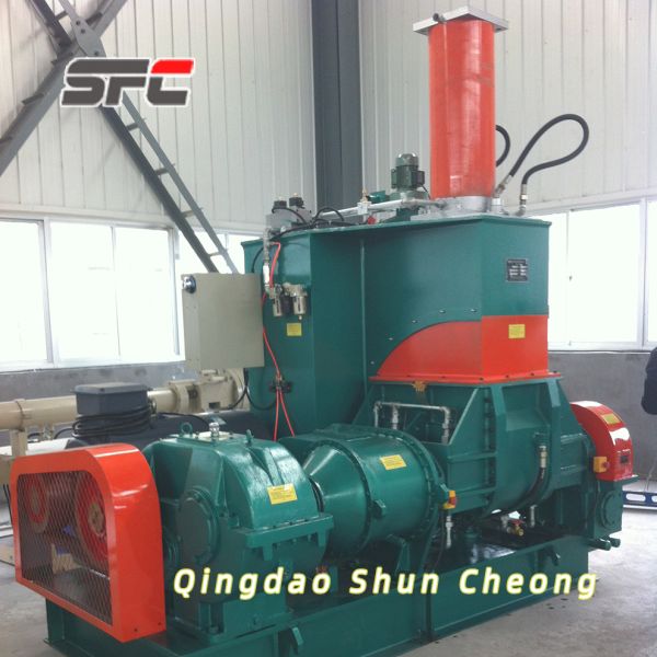 PLC Controlled Rubber Internal Mixer with Hard Chrome Plated Rotors and Jacket Structure Mixing Chamber