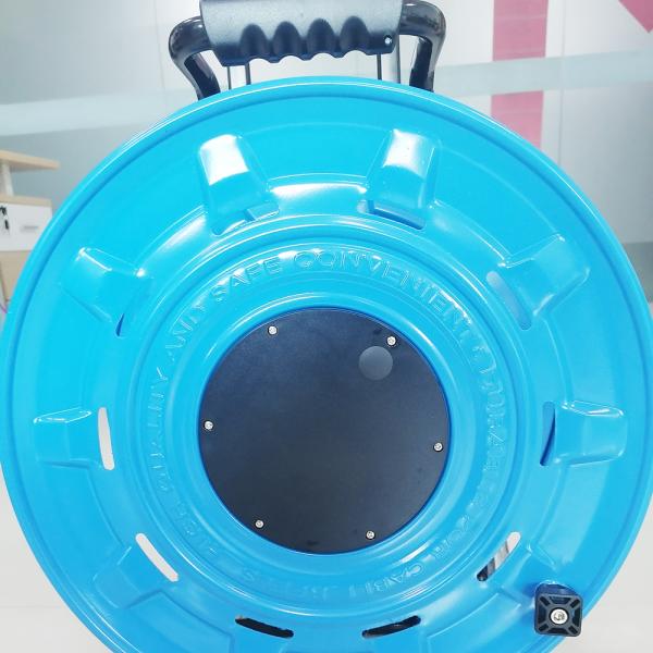 460mm Foldable Metal Spool Cable Reel Cart With Cable Release And Brake